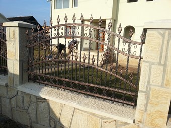 Imagine pentru Gard din fier forjat model G046