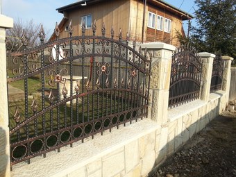 Imagine pentru Gard din fier forjat model G046