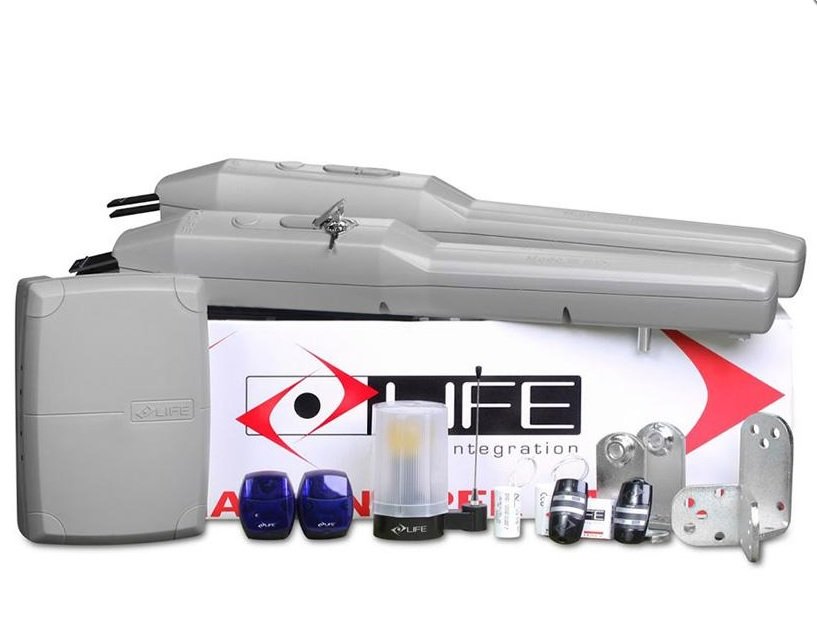 Kit automatizare poarta batanta 2x3 metri cu maxim 400 Kg/Canat